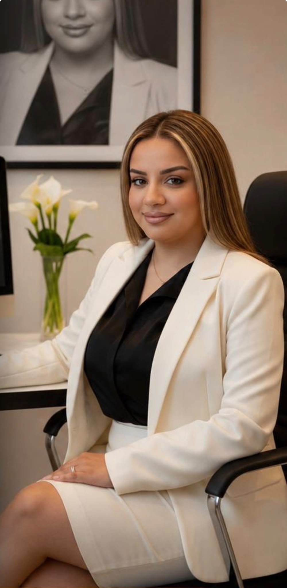 Zahraa Hamzah performing a permanent makeup treatment at Golden Beauty Arts in Mississauga